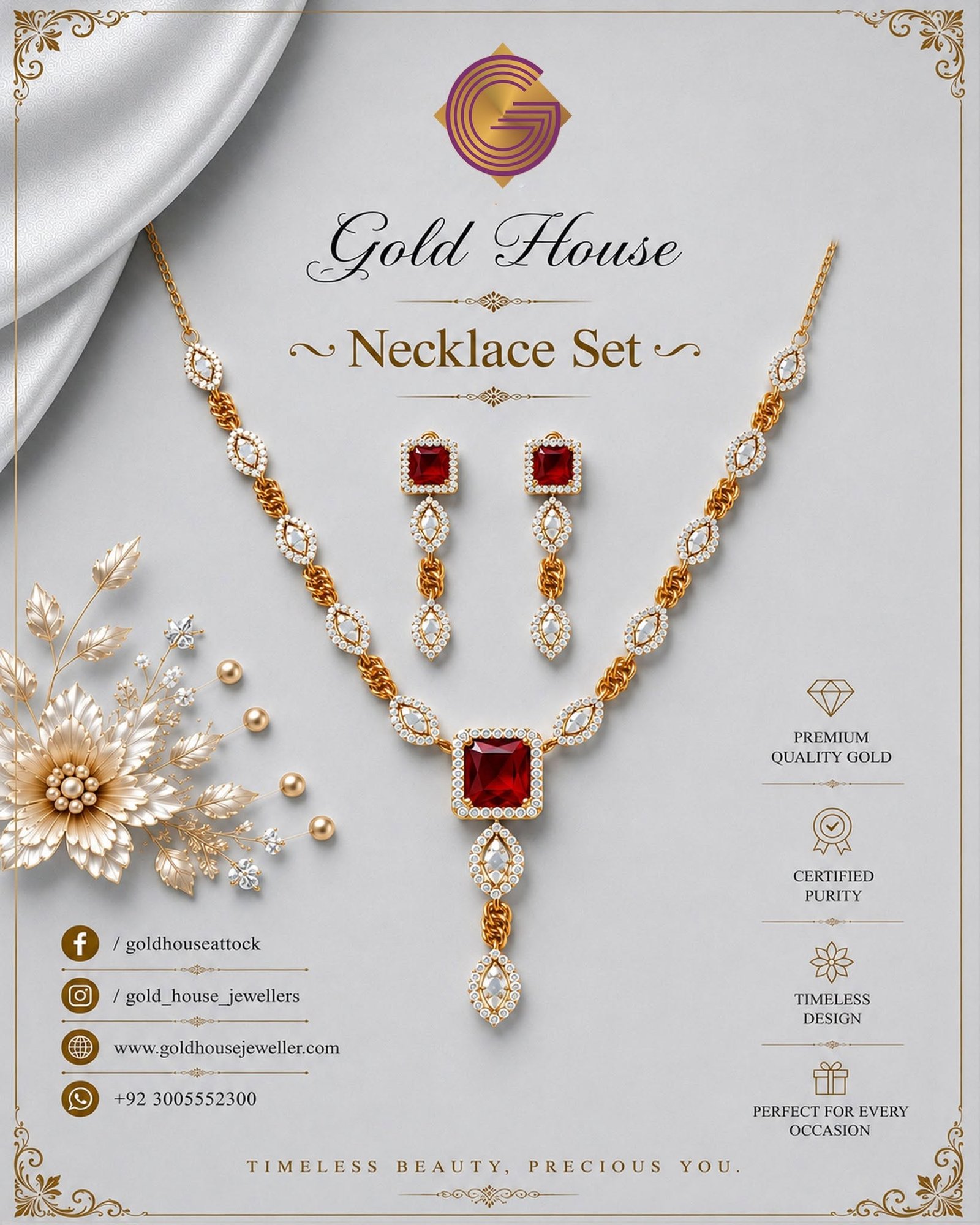 Gold Necklace Design