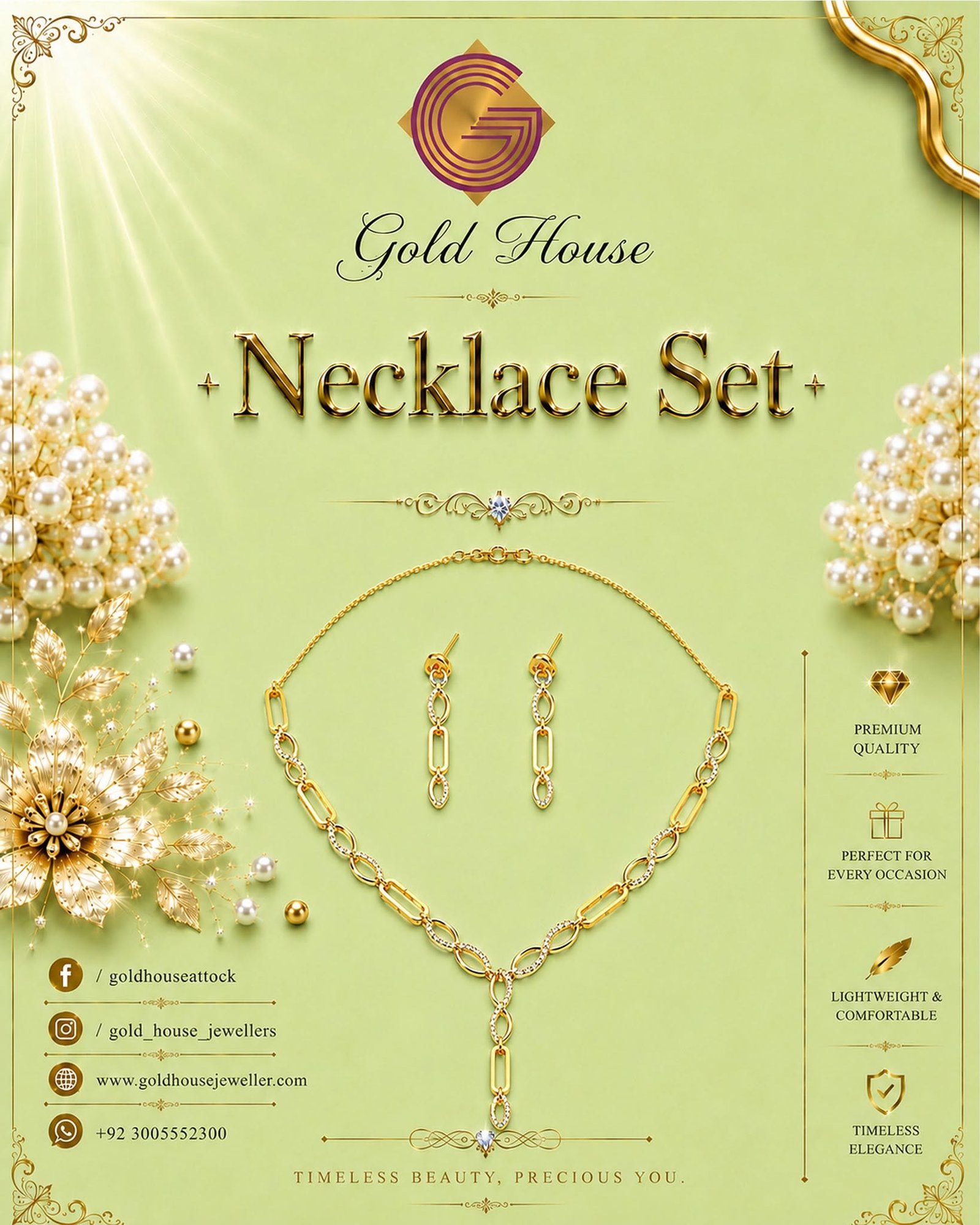 Gold Necklace Design