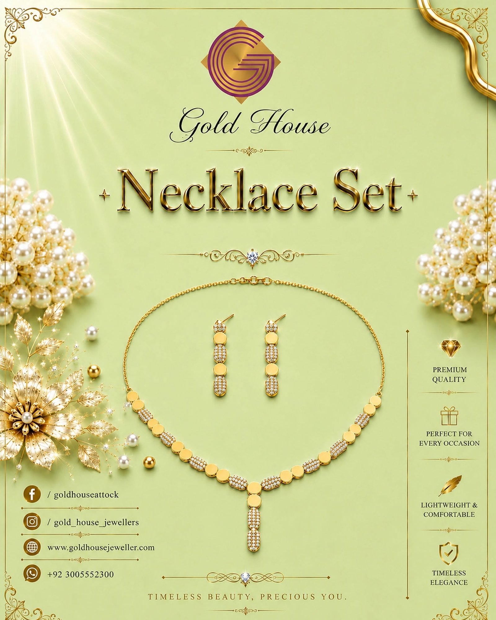 Gold Necklace Design